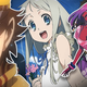 An anime collage featuring Golden Kamuy's Saichi Sugimoto, Anohana's Menma, and Michiko & Hatchin's Michiko.